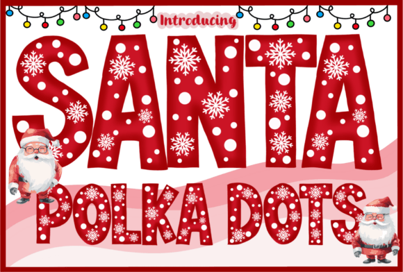 Bring Holiday Cheer to Your Designs with Santa Polka Dots