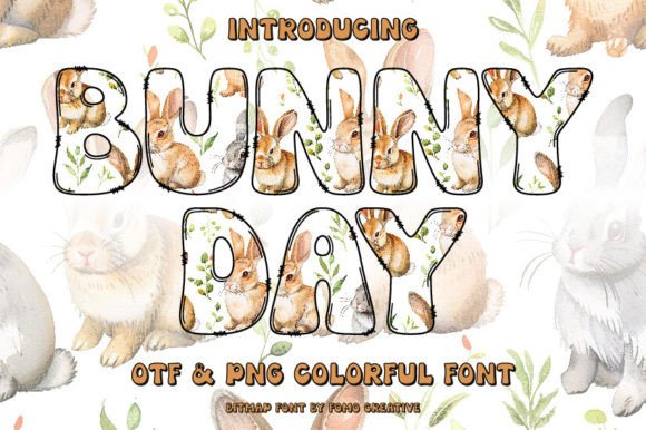 Bunny Day: A Color Font Bursting with Whimsy