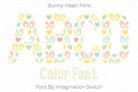 Bunny Heart: The Colorful Font That Brings Joy to Every Design