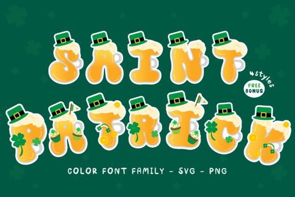 Celebrate the Spirit of March with the Saint Patrick Font Family