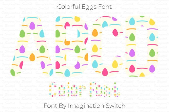 Colorful Eggs: A Font That Brings Vibrancy to Your Branding