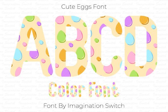 Cute Eggs: A Font That Brings Colorful Personality to Every Project