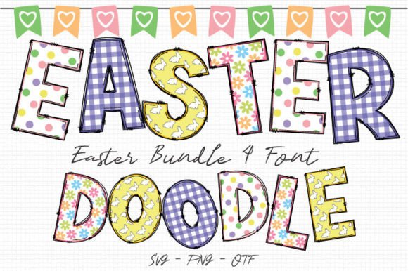 Easter Alphabet: A Sweet, Chic, Bubbly Font for Creative Projects