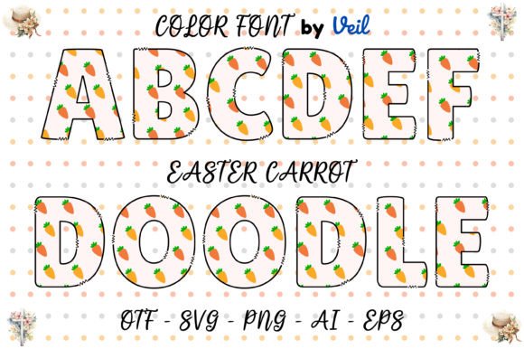 Easter Carrot: A Font That Captures Spring's Playful Spirit