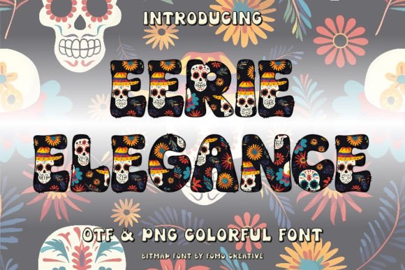 Eerie Elegance: The Color Font for Hauntingly Beautiful Designs