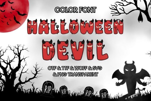 Halloween Devil: A Playful Font for Spooky Season Designs