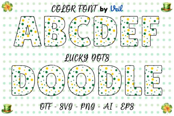 Lucky Dots: A Playful Font for Creative Branding