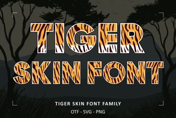 Unleashing the Wild: The Tiger Skin Font for Bold Design