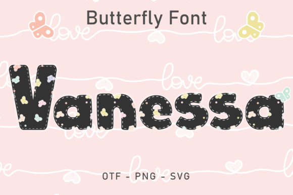 Vanessa: A Sweet Color Font for Creative Charm
