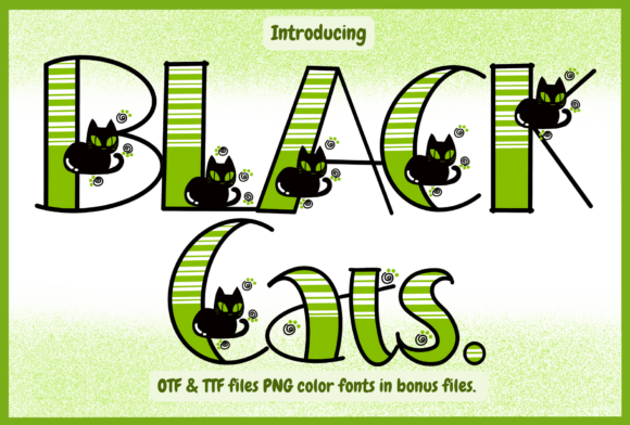 Why Black Cats Might Be the Quirky Halloween Font You Need