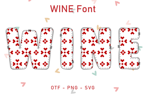 Wine: A Hand-Drawn Typeface for Rich, Pattern-Filled Branding